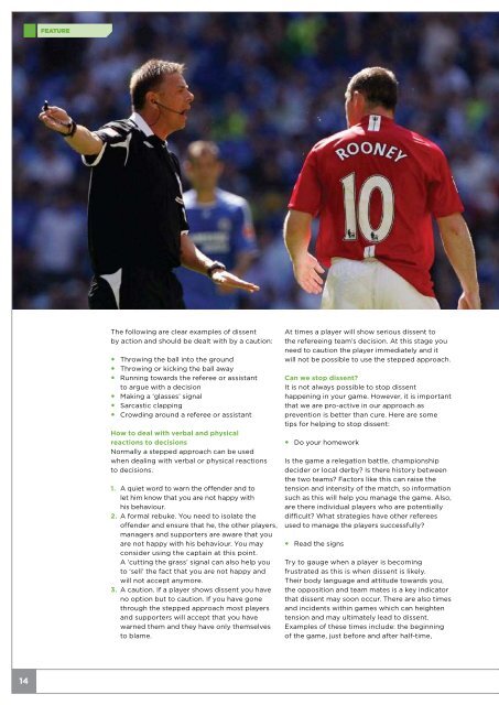 RefeReeing offenCeS - The Football Association