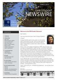 Student Newswire - Department of Politics and International ...