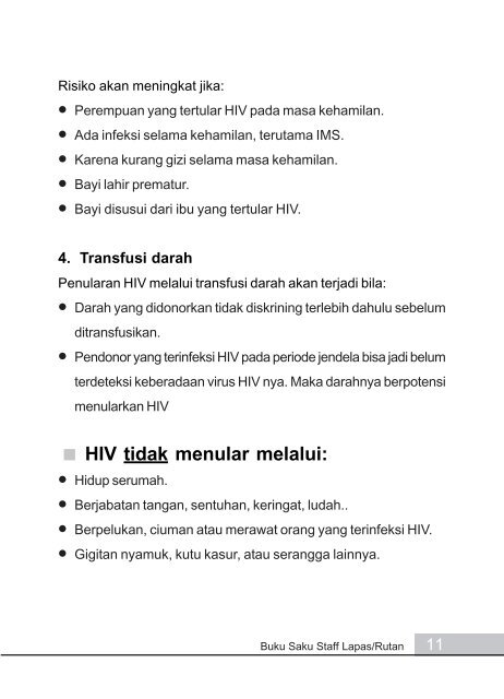 buku pocket guide - Komunitas AIDS Indonesia