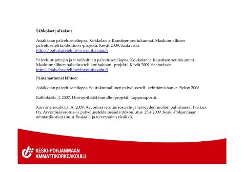 Hyvinvointimatkalla yrittÃ¤jyyden ytimeen - Centria tutkimus ja kehitys