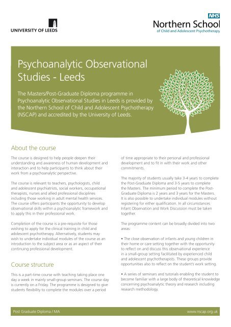 Download - Northern School of Child and Adolescent Psychotherapy