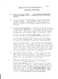 Model E-AR-400 Electropsychometer OPERATING INSTRUCTIONS ...