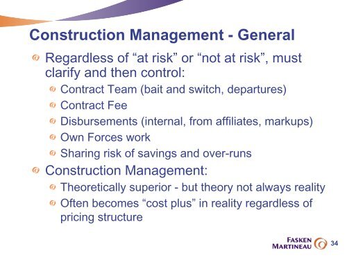 Managing Risks - Department of Public Works and Services