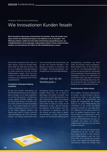 Wie Innovationen Kunden fesseln