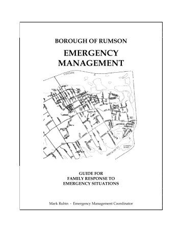 Emergency Procedures Manual - Rumson Borough