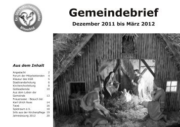 Gemeindebrief 11-2011