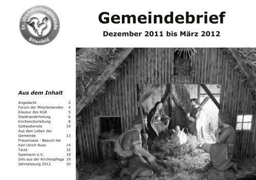 Gemeindebrief 11-2011