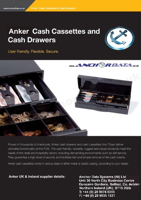 Anker Euro Cash Cassette ECC Brochure - Anchor Data Systems