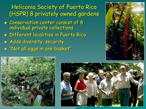 HSI Conservation Centers - Heliconia Society International