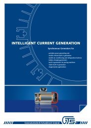 intelligent current generation - gts generator. technik. systeme.