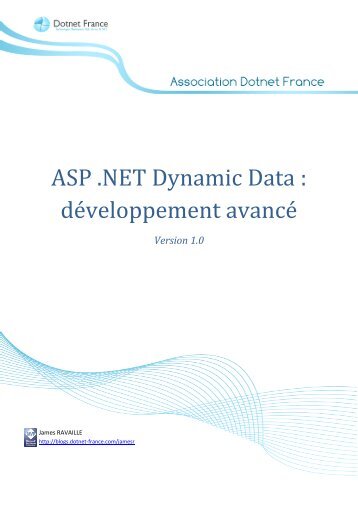 Développement avancé avec ASP .NET Dynamic ... - Dotnet-France