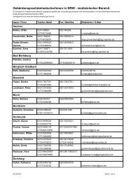 Liste Dolmetscherinnen Krankenkasse - Gebaerdenkreuz.de