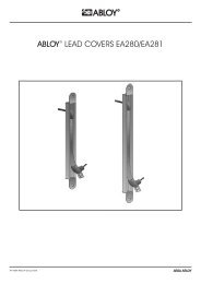 ABLOYÂ® LEAD COVERS EA280/EA281 - Who-sells-it.com