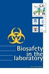 Biosafety in the laboratory - VIB