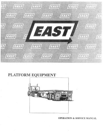 Flatbed Trailers - East Manufacturing