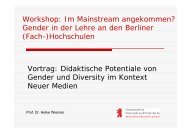 Heike Wiesner: Didaktische Potenziale von Gender und Diversity im ...