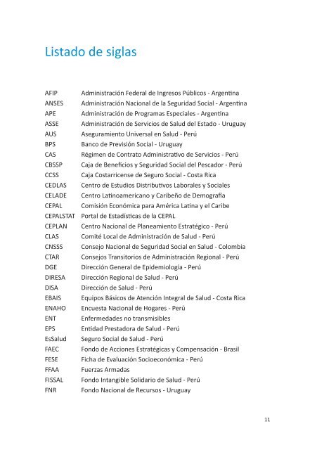 EL Sistema de Salud del PerÃº