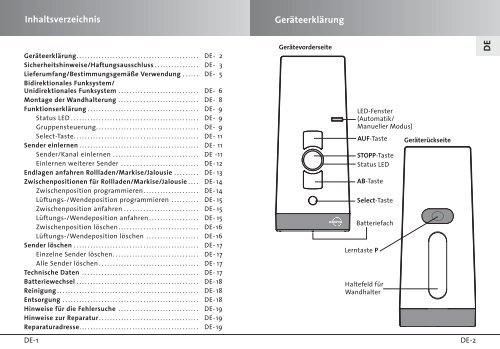 Bedienungsanleitung LumeroTel 2