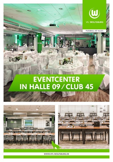 eventcenter in Halle 09 / club 45 - Braunschweig Wolfsburg Locations