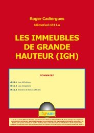 LES IMMEUBLES DE GRANDE HAUTEUR (IGH)