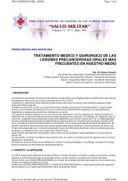 tratamiento medico y quirurgico de las lesiones precancerosas ...