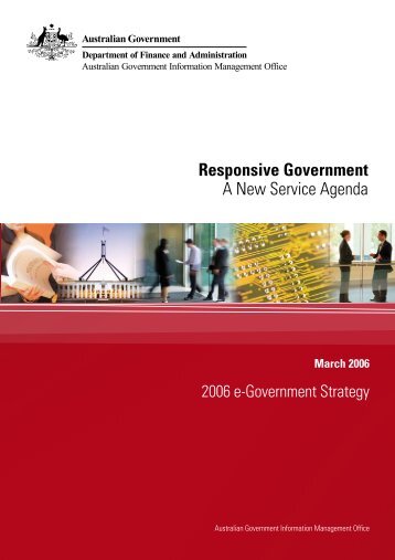 Responsive Government - A New Service Agenda - Australian ...