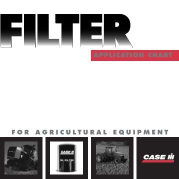 FILTERS Model Engine Oil Fuel Hydraulic/Transmission Air/Water