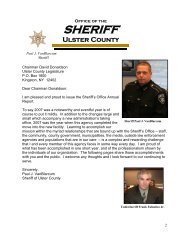 Ulster County Sheriff's Department Active Warrants List
