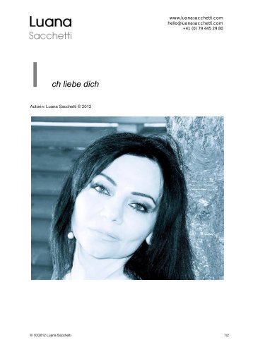 Ich liebe dich - Luana Sacchetti