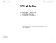 DNS and Iodine