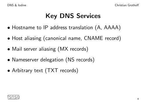 DNS and Iodine