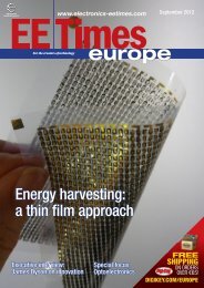 Energy harvesting: a thin film approach - EE Times Europe