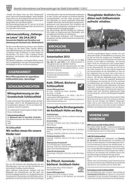 Ausgabe 11/2012 - Geiselwind