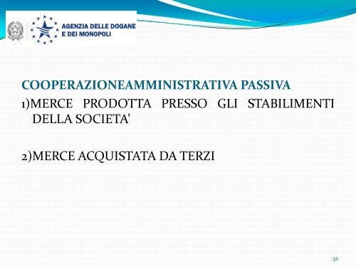 La cooperazione amministrativa in materia di origine