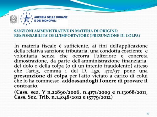 La cooperazione amministrativa in materia di origine