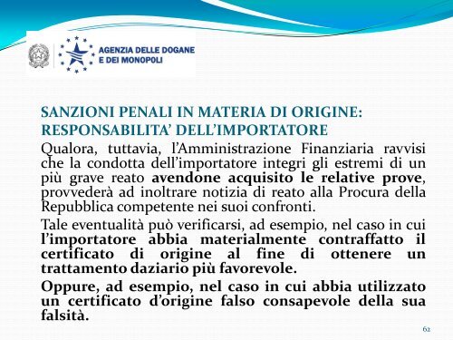 La cooperazione amministrativa in materia di origine