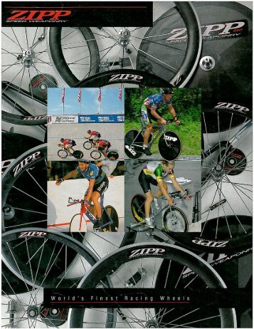 Download the 1997 Catalog - Zipp - Speed Weaponry