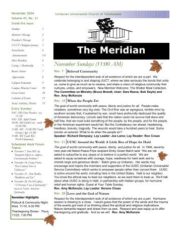 November 04 Meridian 2 - Network Tallahassee