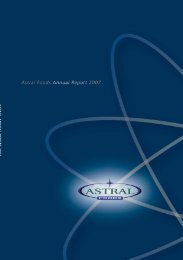 Annual Report 2007 Download the PDF Document - Astral Foods