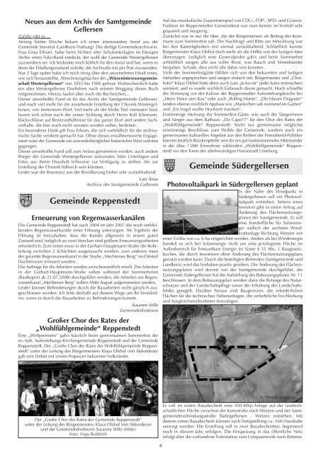 Mitteilungsblatt 08/2008 (pdf 4,08 MB) - Samtgemeinde Gellersen