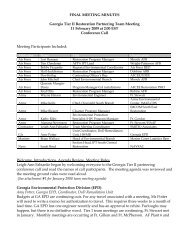 GA Tier II Feb 09 Meeting Minutes - Smith | Associates