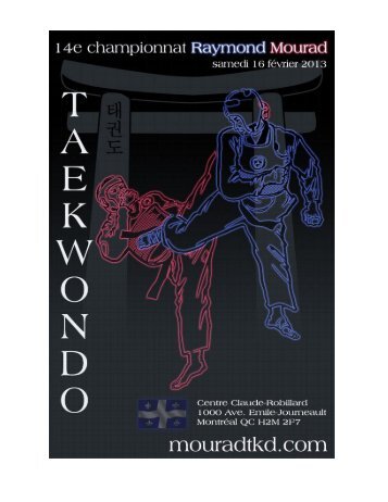 Raymond Mourad Taekwondo Championship www.mouradtkd.com