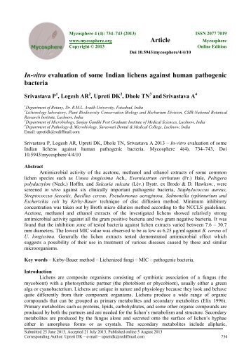 View PDF - Mycosphere-online journal