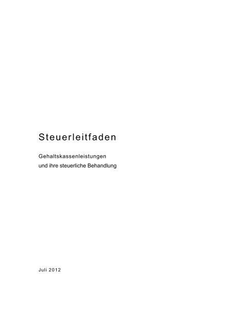 Steuerleitfaden 2012.pdf - Pharmazeutische Gehaltskasse