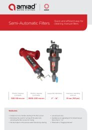 Semi-Automatic Filters - Amiad