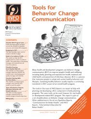 Tools for Behavior Change Communication - K4Health