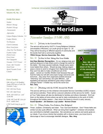 November 02 Meridian - Network Tallahassee