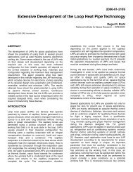 Extensive Development of the Loop Heat Pipe Technology - Inpe