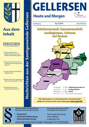 Mitteilungsblatt 04/2010 - Samtgemeinde Gellersen