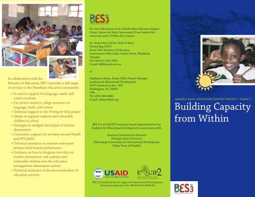 Namibia BES 3 Brochure - EQUIP123.net